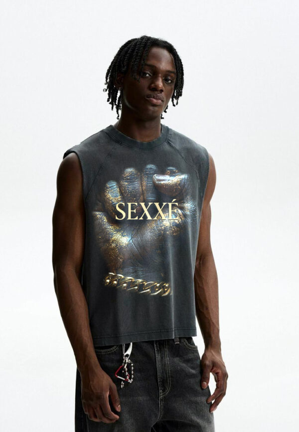 Sexxe Stonewash Tee  (Grey) - Image 2