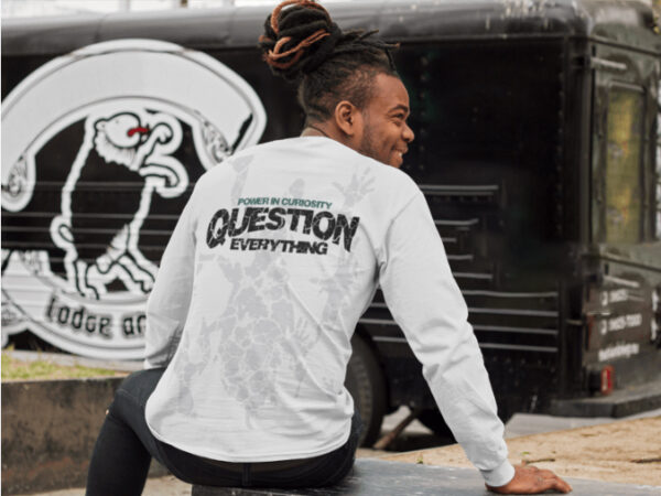 SX Question Everything T-shirt WH - Image 2