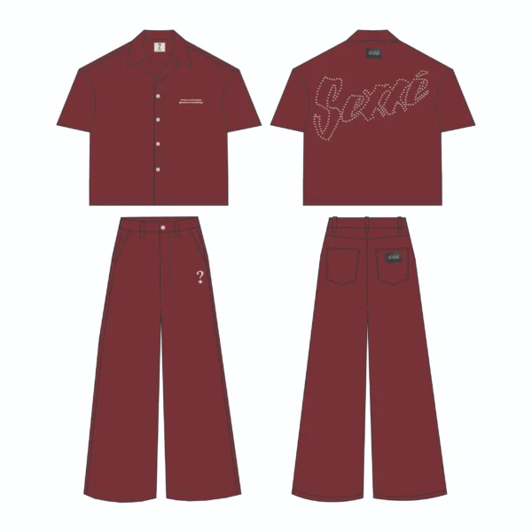 Sexxe Stoned Casual set (Wine)