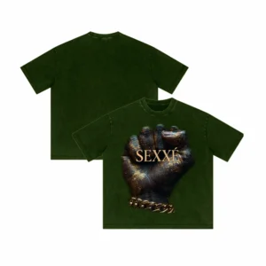 Sexxe Stonewash Tee Green