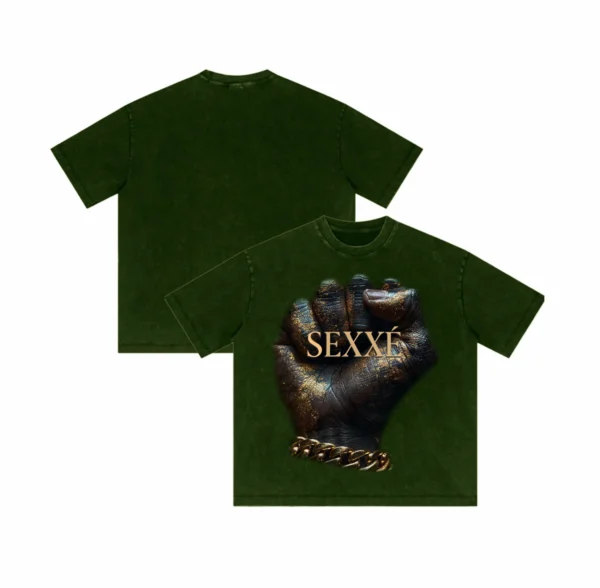 Sexxe Stonewash Tee Green