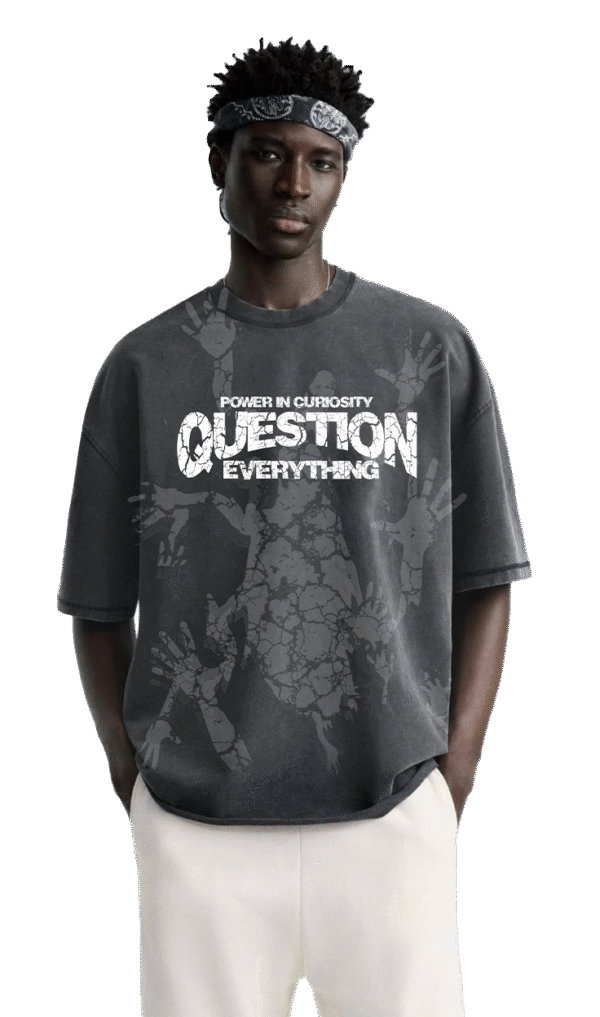 SX Question Everything T-shirt Black - Image 2