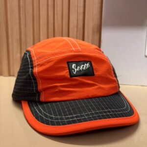 Sexxe Grid 5-Panel Cap (Bright Orange)