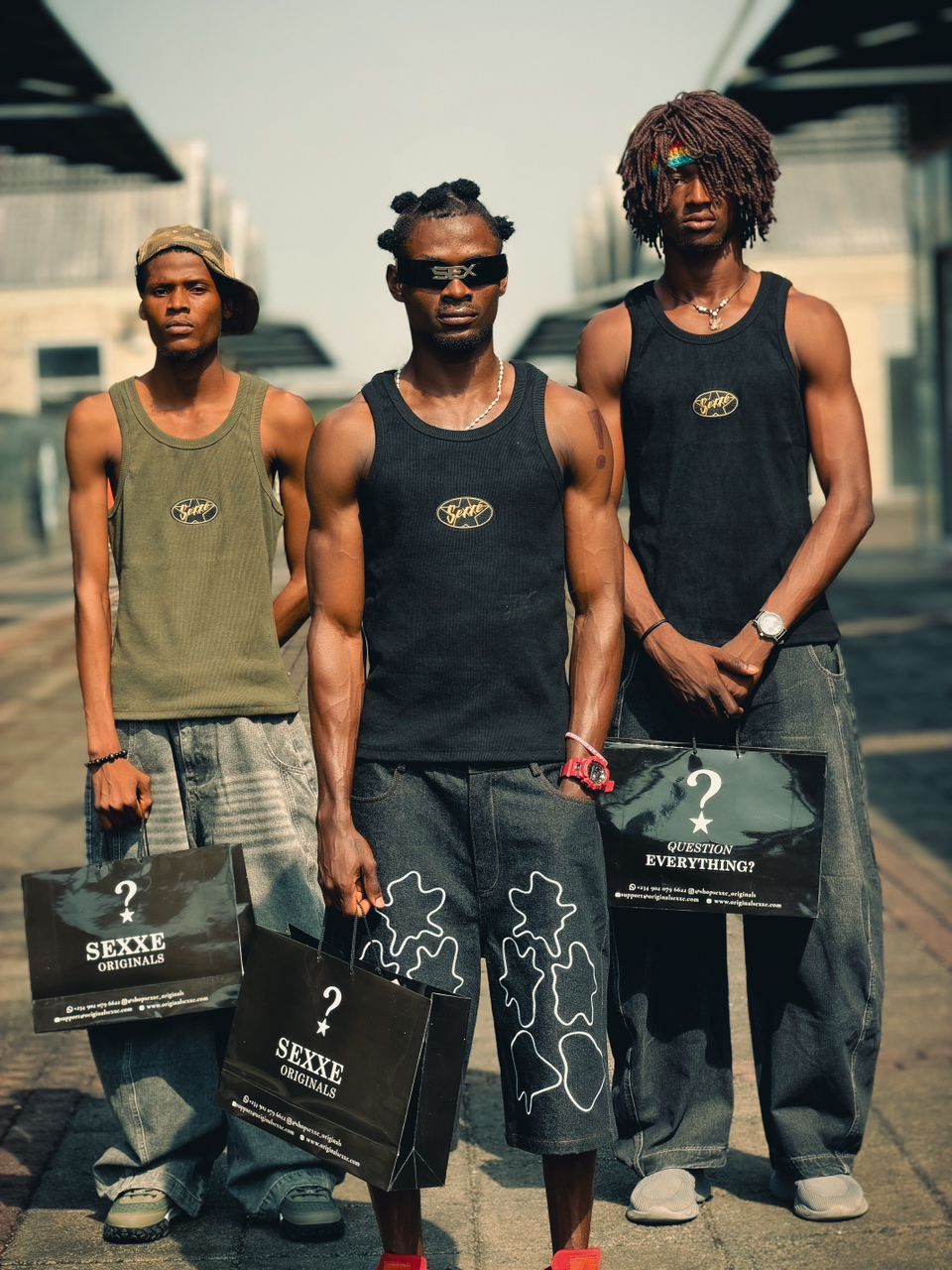 Sexxe Ribbed Tank (Black) - Image 4