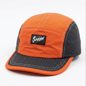 Sexxe Grid 5-Panel Cap (Bright Orange)